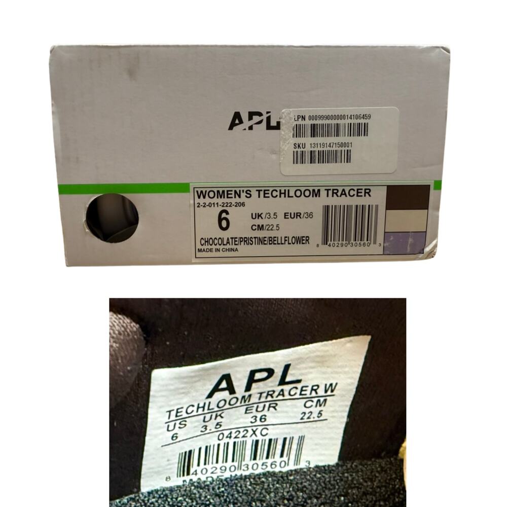 APL Women's TechLoom Tracer Sneakers White Midnight Sz 6 NIB - Picture 8 of 8